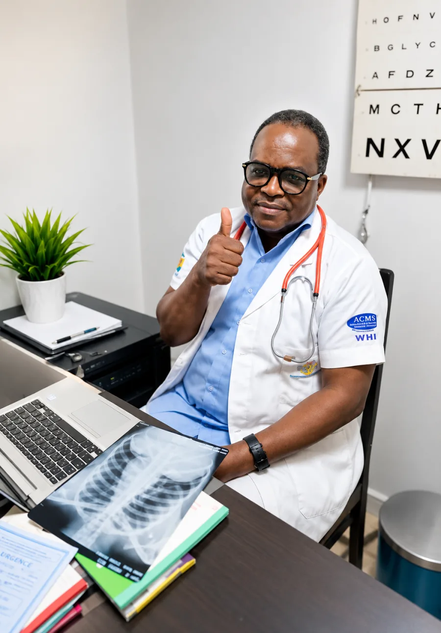 Portrait de Dr Mandeng Samuel